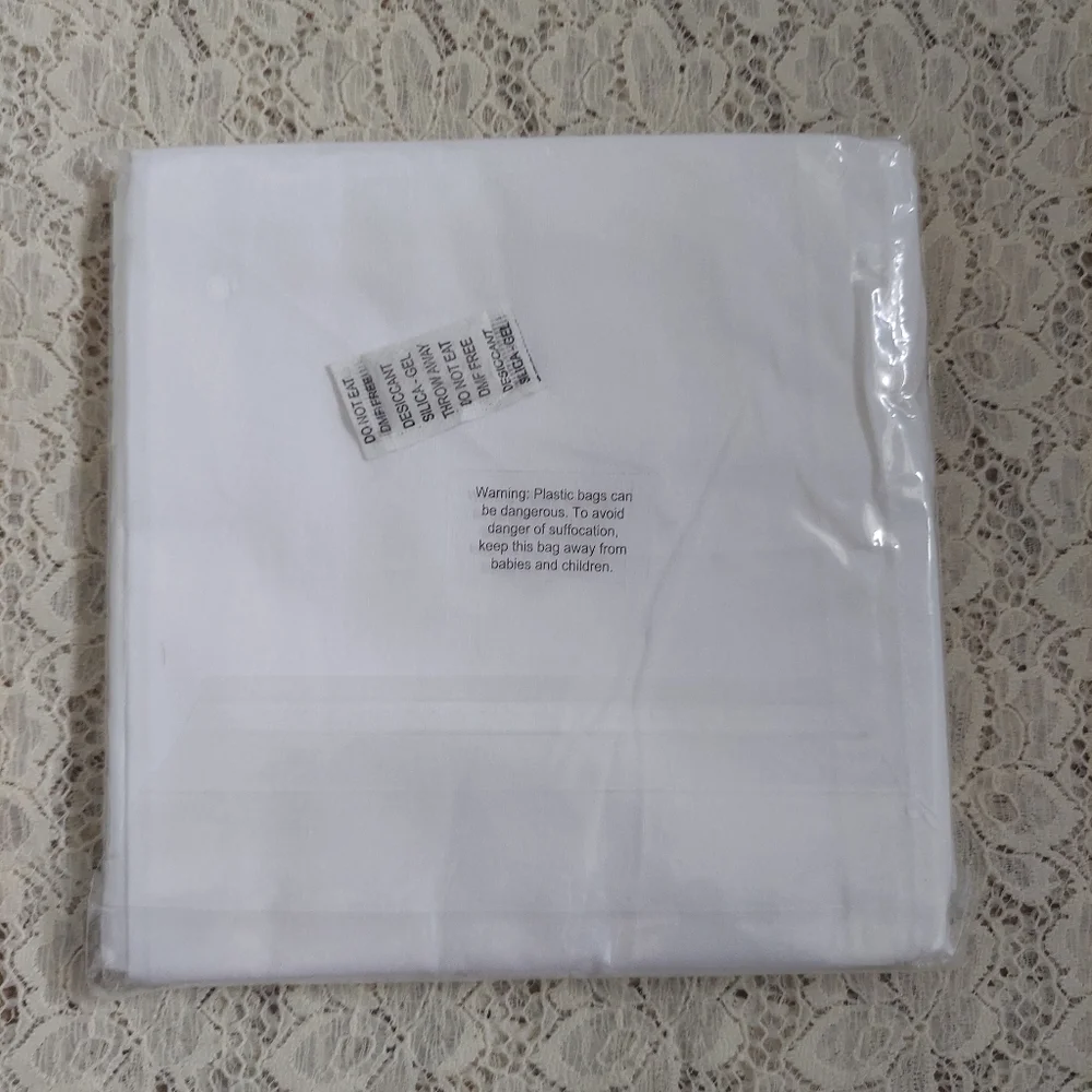 Ten Flour Sack Towels Plain White Dishtowels New in Package - Picture 8 of 9